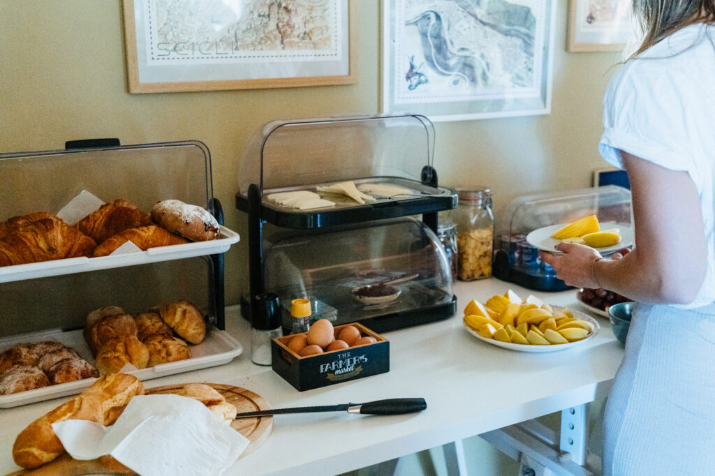ontbijt buffet retraite Sicilië